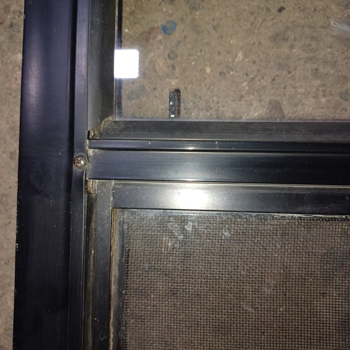 Used Young Farts RV Parts Black Radius Opening Window : 21.375″ X 17.375″ X 1.875″ - Young Farts RV Parts
