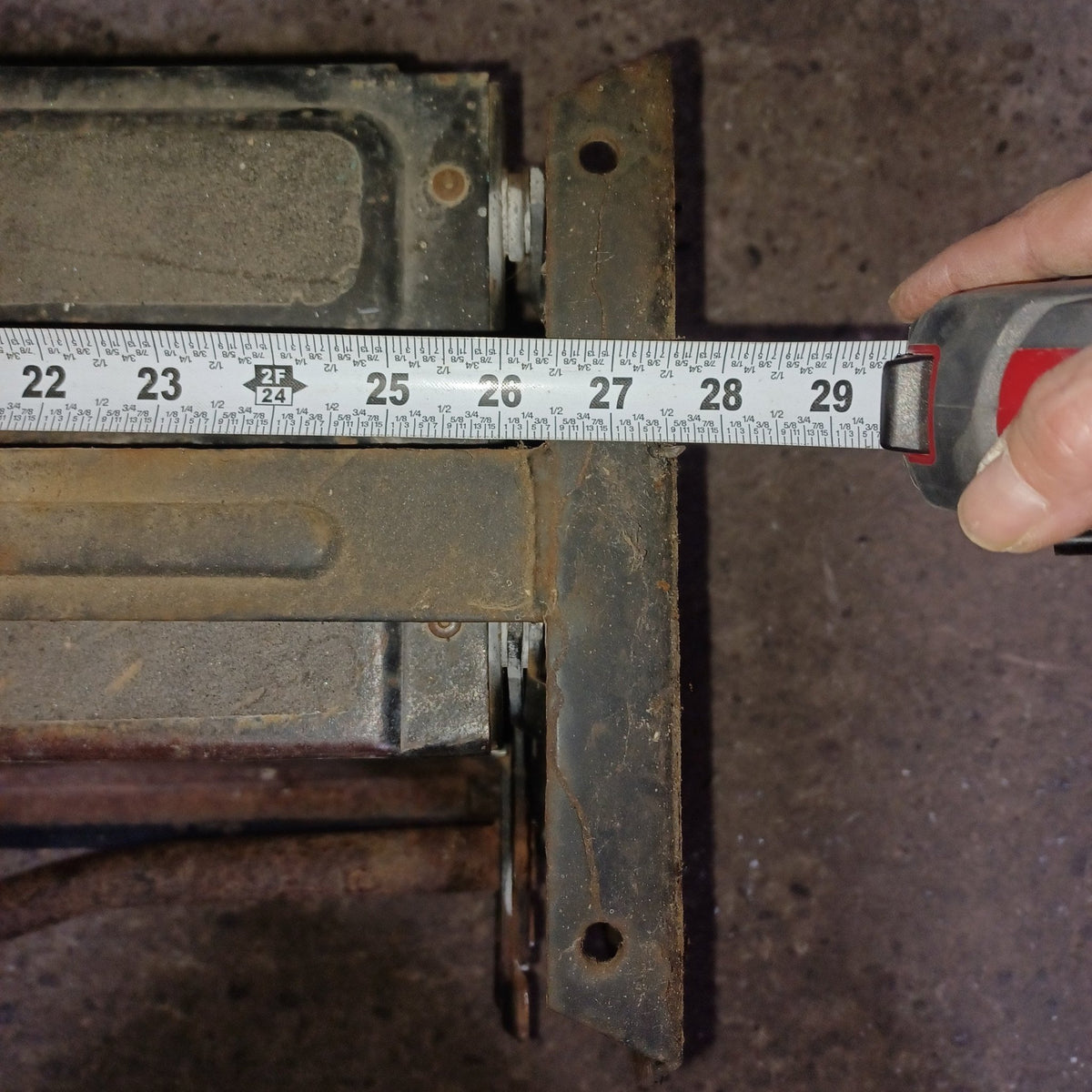 Used Young Farts RV Parts Manual Triple Fold Step - Young Farts RV Parts