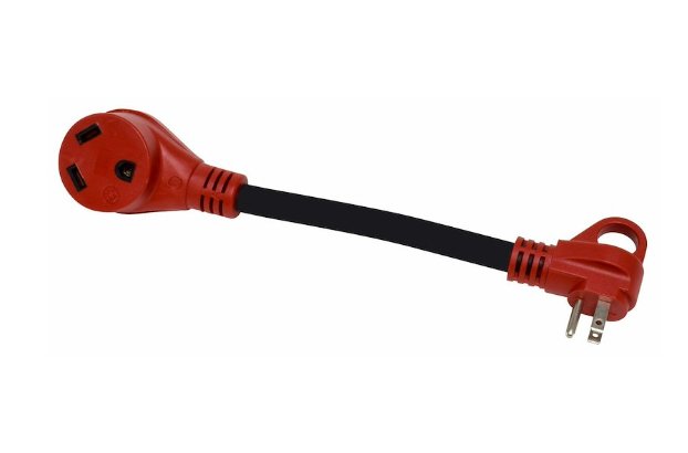 Valterra A10 - 1530 Mighty Cord Adapter Cord - 12" - Red - Young Farts RV Parts