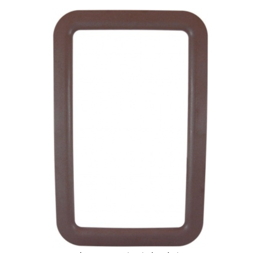 Valterra A77009 Entry Door Window Exterior Frame, Brown - Young Farts RV Parts