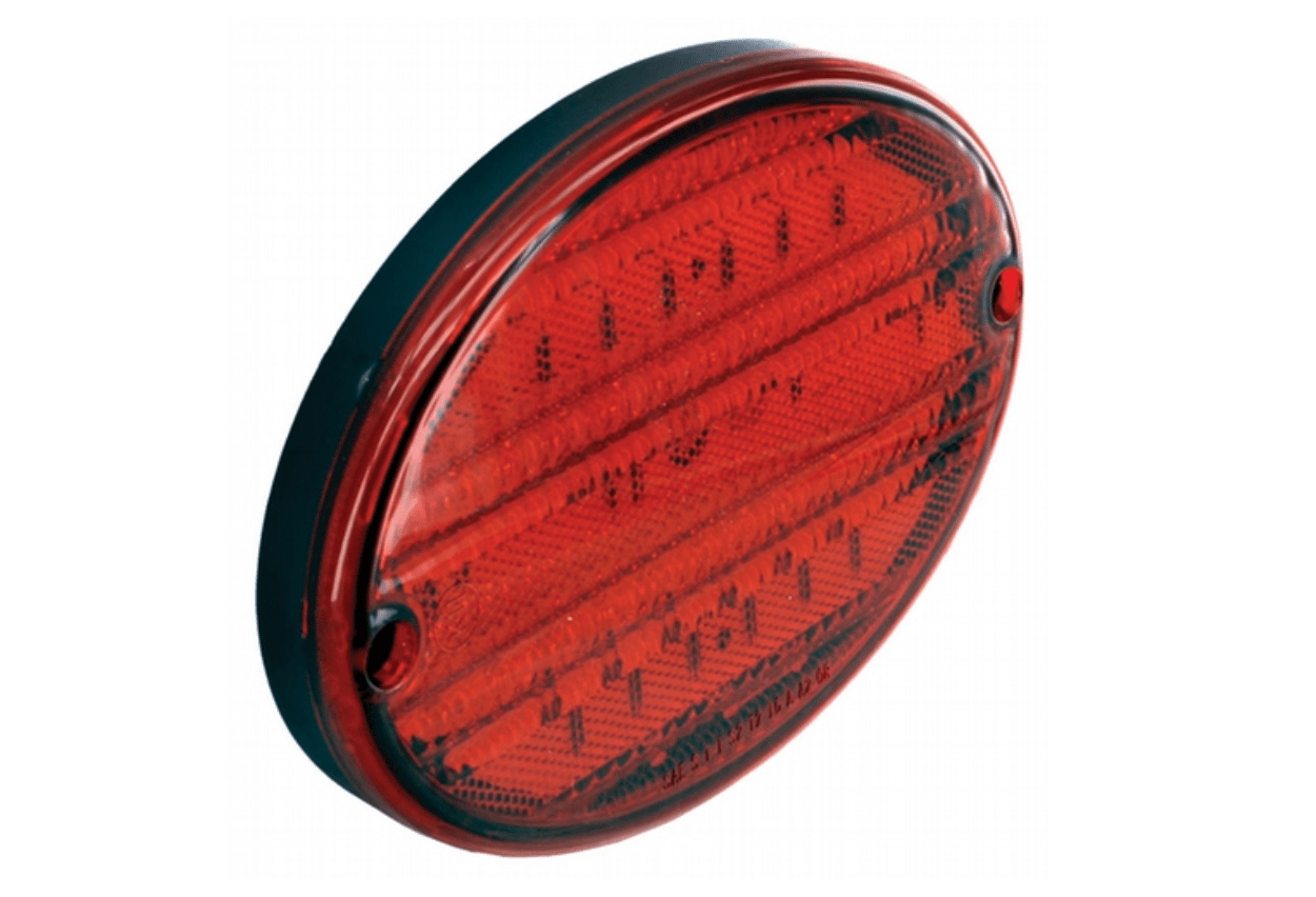 Valterra DG52448PB LED Oval Stop/Turn/Tail Light, 8 - 3/8