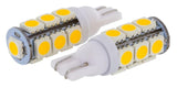 Valterra DG72609WVP - 906/921 LED Light Bulb - Wedge Base - 360 Degree - 215 Lumens - Warm White - Qty2