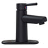 VALTERRA Faucet For Lavatory Single Lever Handle Matte Black With Optional Base Plate - PF232703 - Young Farts RV Parts