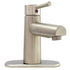 VALTERRA Faucet For Lavetory With Single Lever Handle - Nickel With Optional Base Plate - PF232403 - Young Farts RV Parts