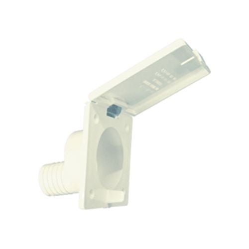 Water Fill Spout Polar White 1 - 1/4" - Young Farts RV Parts