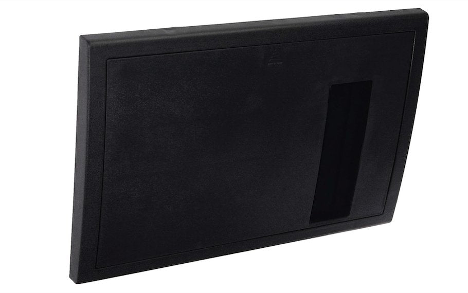 WFCO/Arterra WF - 8930/50NNPB - DO - B Bottom Hinged Converter Door - Black - Young Farts RV Parts