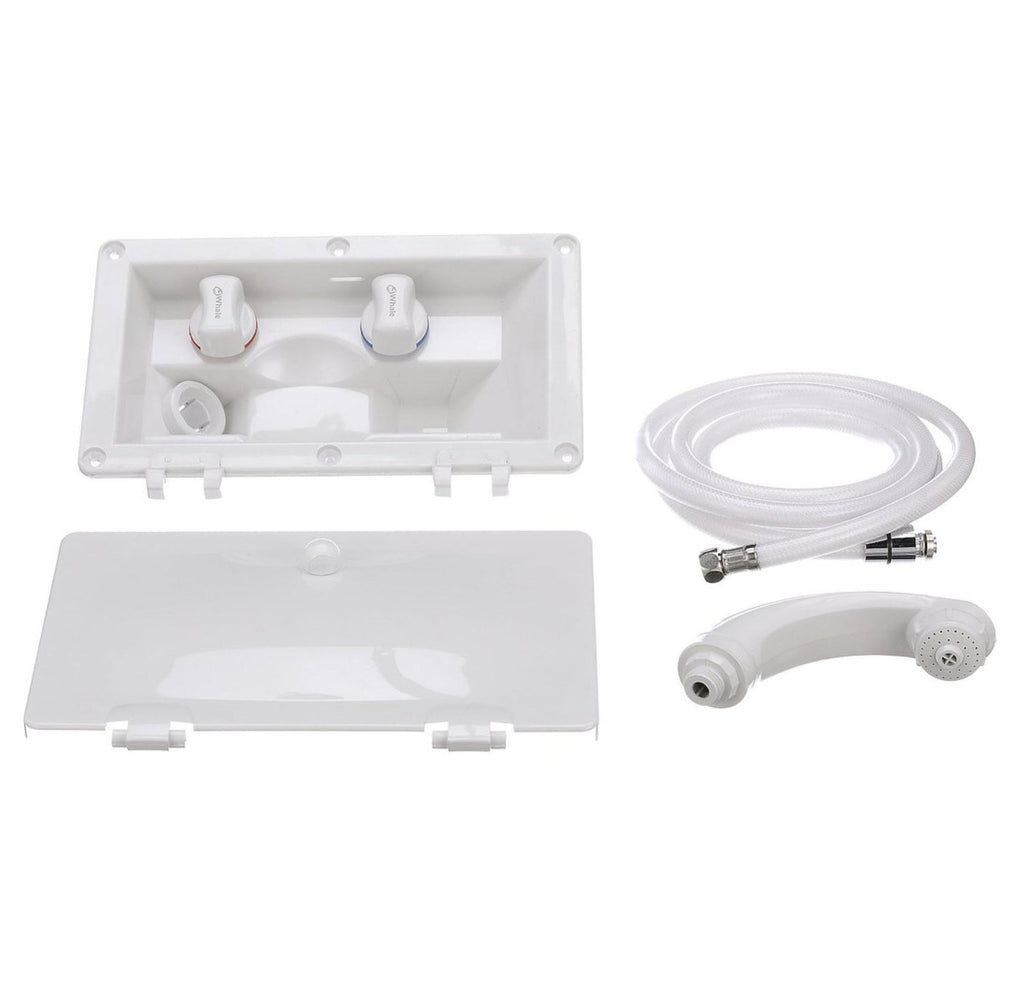 WHALE RT2658 Exterior Shower, White - Young Farts RV Parts