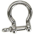 WHITECAP Boat Anchor Shackle - Round Pin; 1/2" - S - 4075P - Young Farts RV Parts