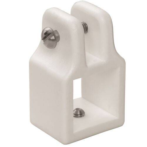 WHITECAP Boat Bimini Top Jaw Slide - Square Tube; White - 3515WP - Young Farts RV Parts