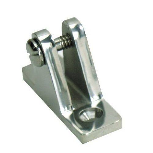 WHITECAP Boat Deck Hinge - Flat Base With 60 Degree Angle - 6104C - Young Farts RV Parts