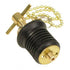WHITECAP Boat Drain Plug - Bailer; 1" Diameter; Brass - S - 0293C - Young Farts RV Parts
