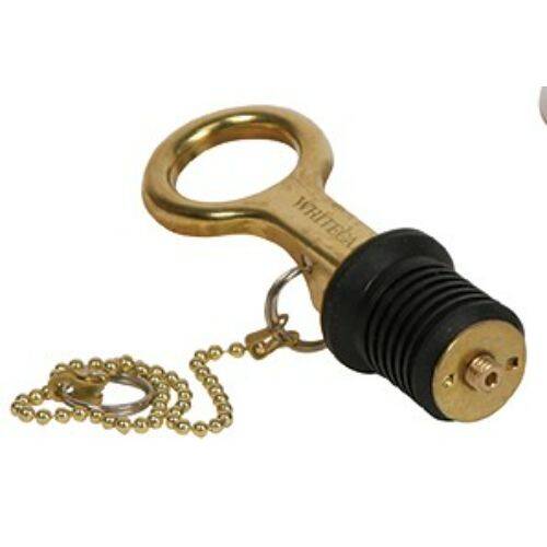 WHITECAP Boat Drain Plug - Bailer; 1