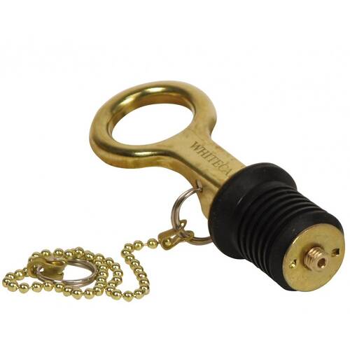 WHITECAP Boat Drain Plug - Marine Series - Bailer - 1
