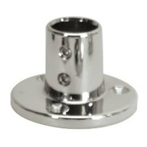 WHITECAP Boat Rail Fitting - Round Base; 90 Degree Angle - S - 1468C - Young Farts RV Parts
