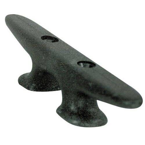 WHITECAP Boat Rope Cleat - Tie - Up; 8" Length x 1 - 11/16" Height; Black - 3439BP - Young Farts RV Parts