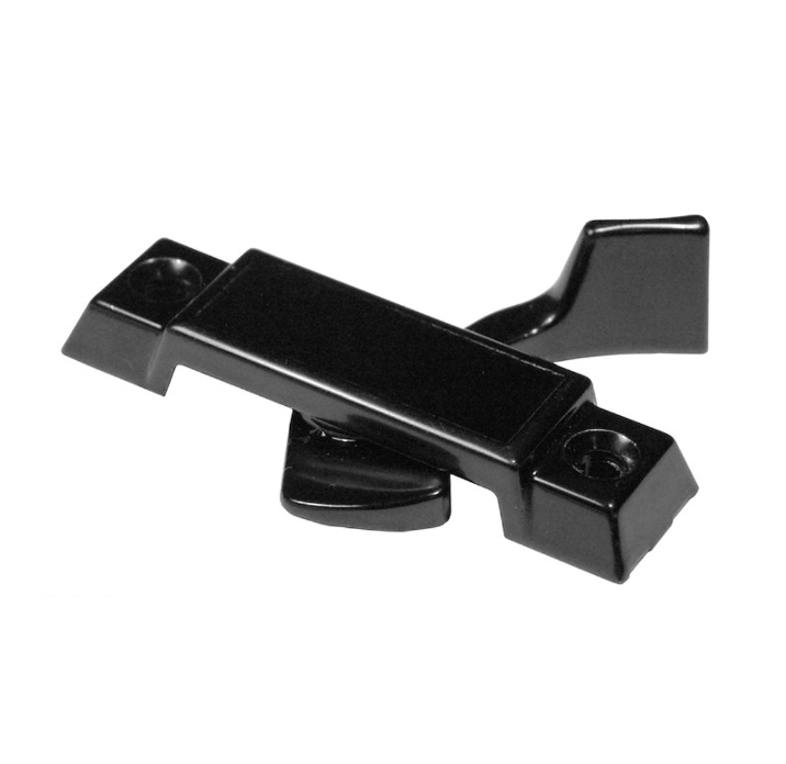 Window Latch RV Designer H697 Use With Double Pane Window, Hehr Style, Black - Young Farts RV Parts