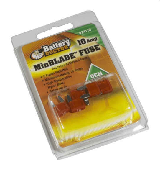 Wirthco 24110 Mini Blade Fuse - 10 Amp - Young Farts RV Parts
