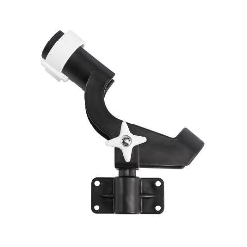 WISE MARINE Fishing Rod Holder - Side Mount With Two Side Mount Brackets; Black - 6039 - Young Farts RV Parts