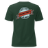 Young Farts Women’s Relaxed T-Shirt with front and back print in Forest Green