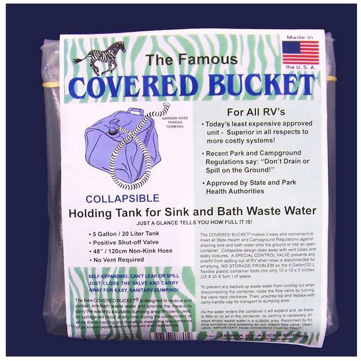Zebra RV R7701 Collapsible Portable Waste Holding Tank - 5 Gal. - Young Farts RV Parts