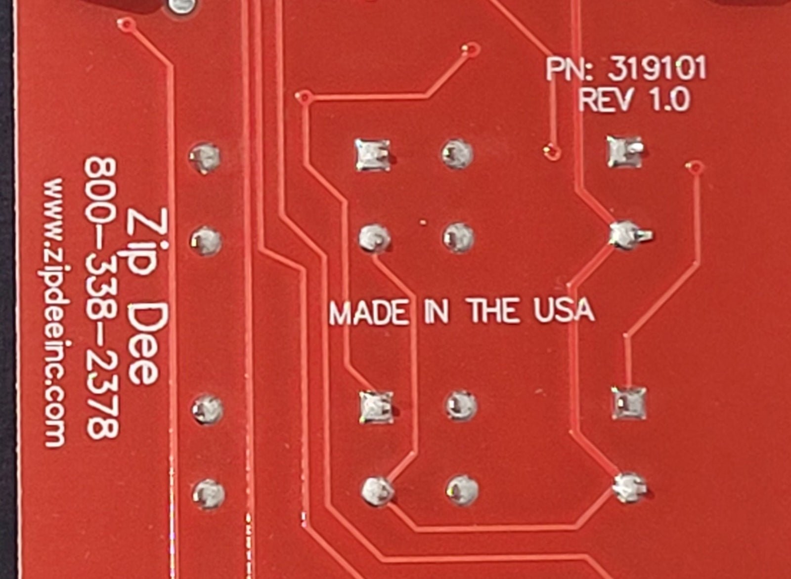 Zip Dee Wall Switch Assembly Key Pad Board for Relax Airstream Awning - 319101 - Young Farts RV Parts