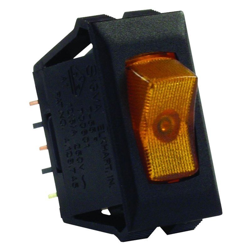 12V ILLUMIN. AMBER/BLACK - Young Farts RV Parts