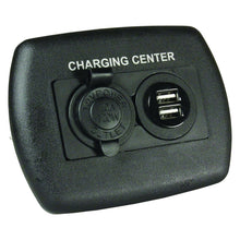 Load image into Gallery viewer, 12V/Usb Charging Station Blk - Young Farts RV Parts