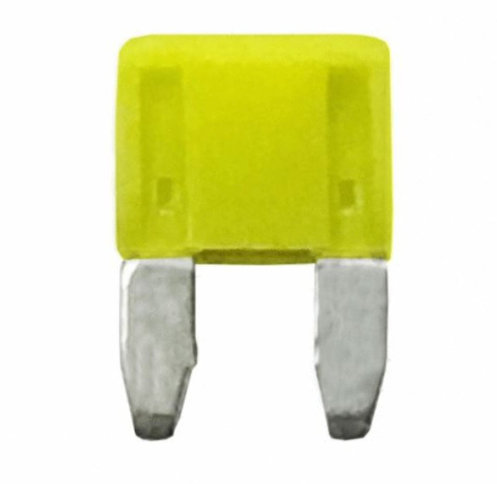20 Amp Yellow ATM Mini-Fuse - 50/Pk - Young Farts RV Parts