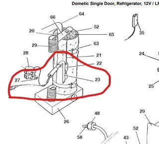 2902192109 | Dometic Heating Element - Young Farts RV Parts