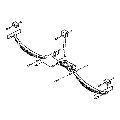 3.5-6K TANDEM AXLE DOUBLE EYE - Young Farts RV Parts