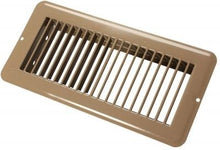 Load image into Gallery viewer, 4&quot; X 10&quot; FLOOR REGISTER UNDAMPERED, METAL, BROWN - Young Farts RV Parts