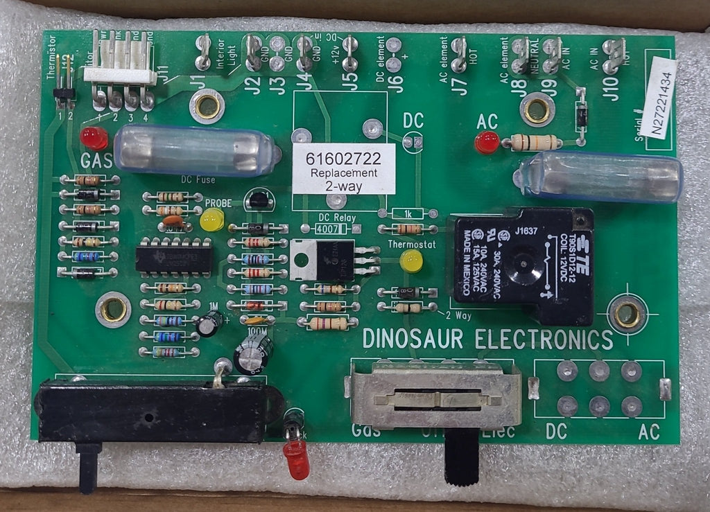 61602722 | Dinosaur Electronics | Replacement Norcold 2-way refrigerator control board - Young Farts RV Parts