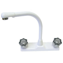 Load image into Gallery viewer, 8&quot; DECK FAUCET HIGH RIS WHITE - Young Farts RV Parts