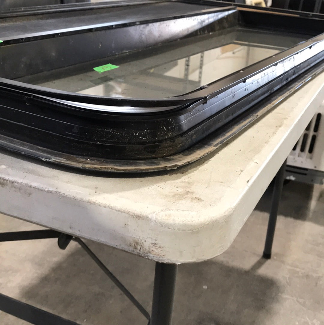 Used Black Radius Opening Window : 41 1/2