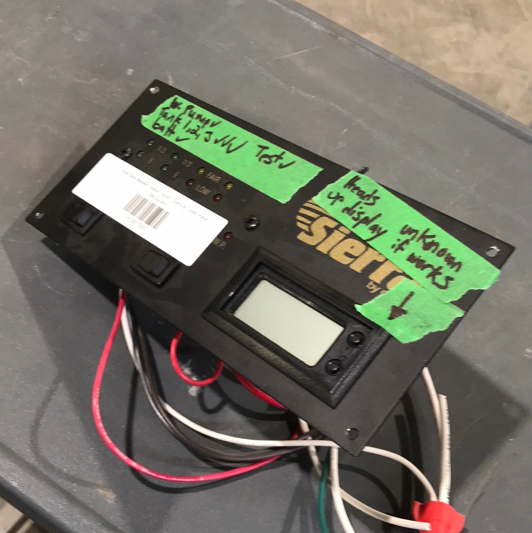 Buy Used Tank Monitor System Panel - Sierra by Cobra Panel Online ...