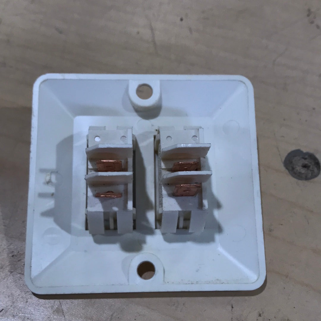 Used 12V RV DOUBLE Light Switch - Young Farts RV Parts