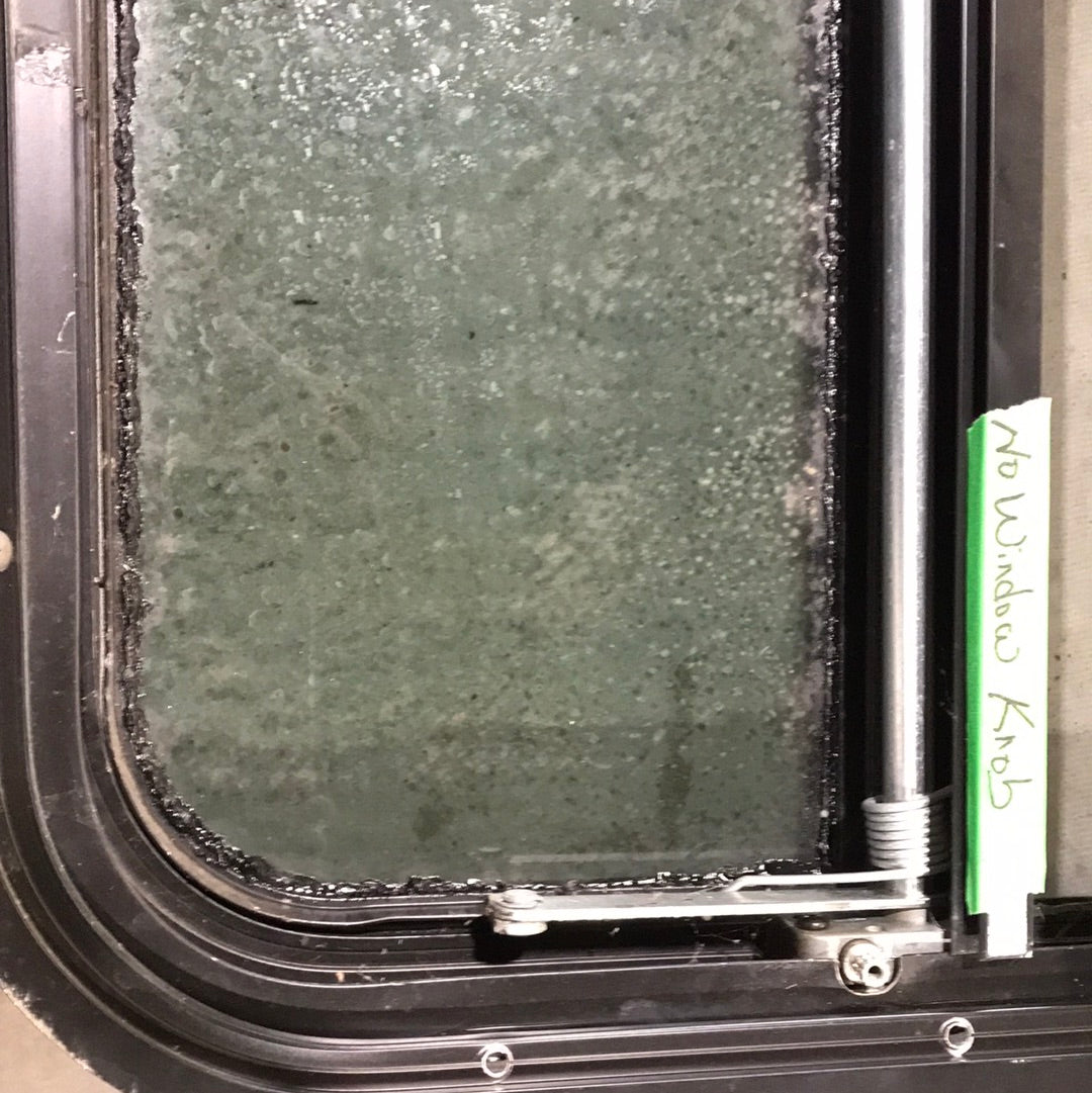 Used Black Radius Opening Window : 41 1/2