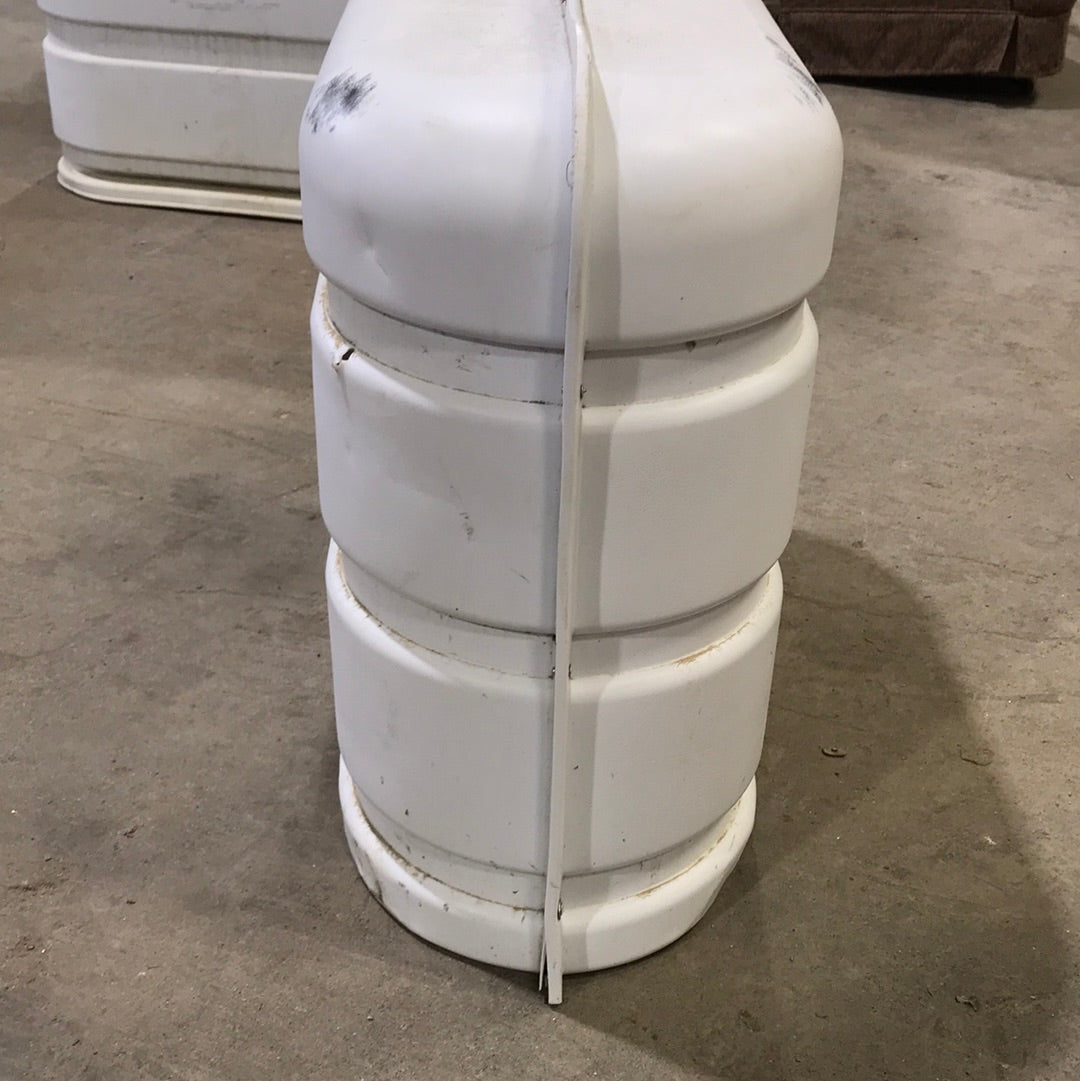 Used Propane Tank Cover - (Fits 30 LB Steel Double Tank) - Young Farts RV Parts