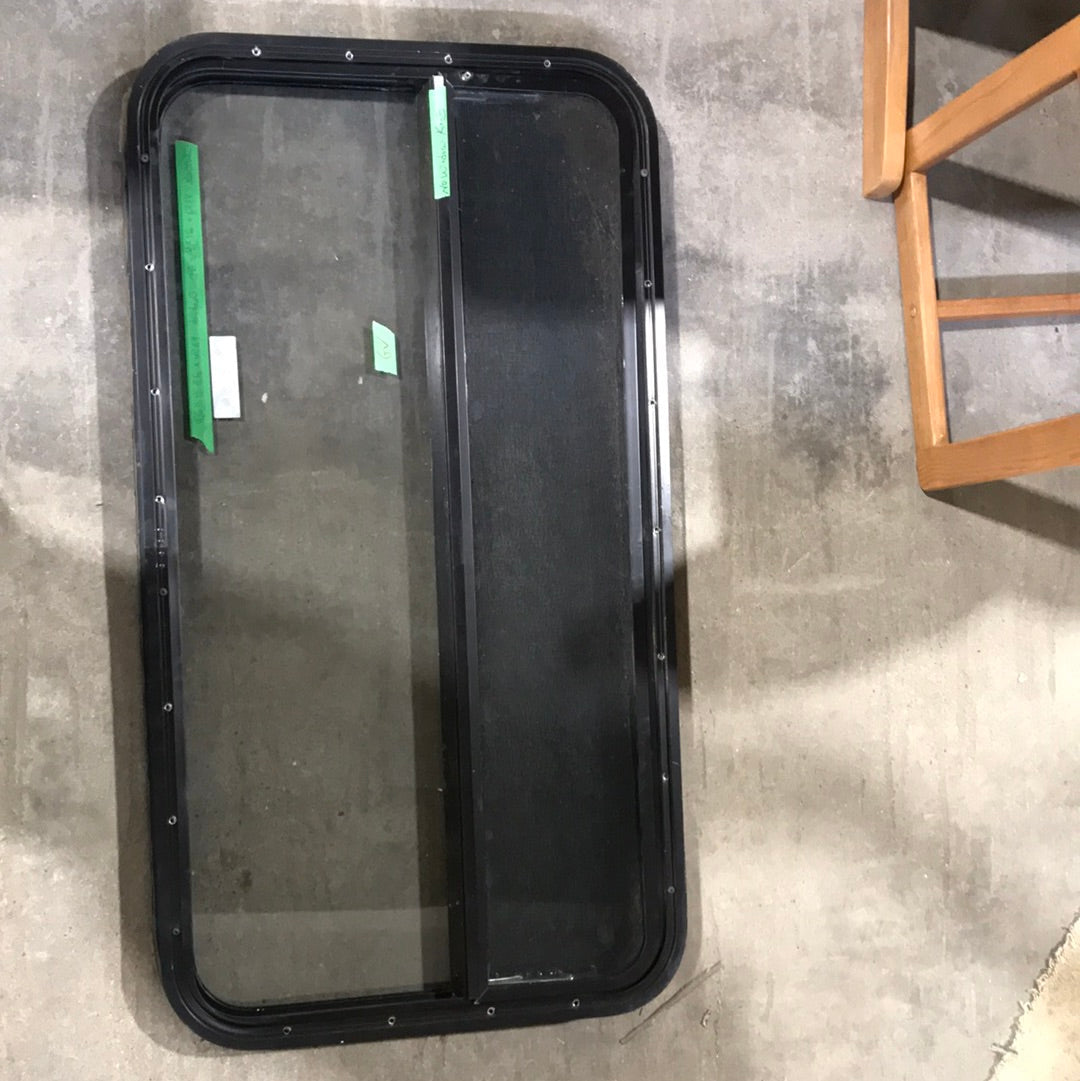 Used Black Radius Opening Window : 41 1/2