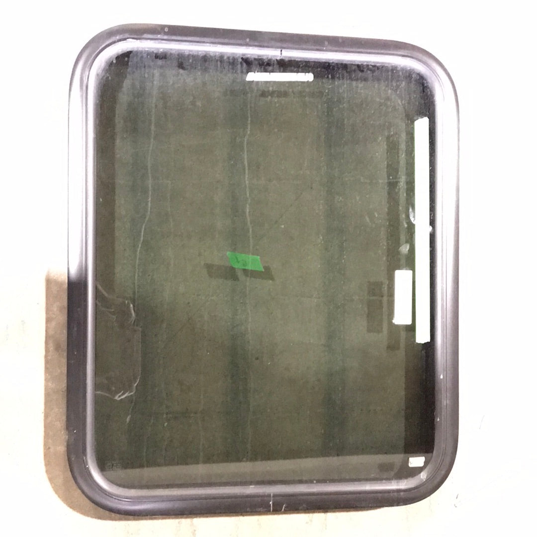 Used Black Radius Opening Window : 28 3/4 X 23 1/2 X 2