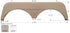 Icon Fender Skirt Various Sunnybrook And Winnebago Brands Including Titan 72-3/4 Inch 20 Inch Tan 12310 - Young Farts RV Parts