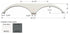Icon Fender Skirt Various Pilgrim Brands Including Open Road 68-1/2 Inch 13 Inch Dark Gray 01713 - Young Farts RV Parts