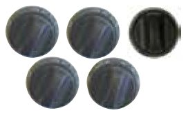 Dometic M-52719 - Knobs Kit for Oven - Young Farts RV Parts