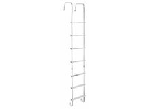 Load image into Gallery viewer, RV Pro 08-4650 - Outdoor Hinged Ladder - Aluminum - 99-1/2&quot; height x 12&quot; width - Young Farts RV Parts