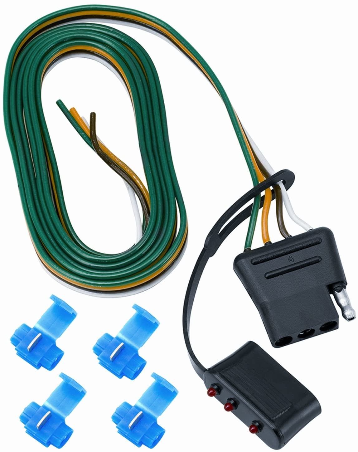 Tow Ready 118002-200 - 4-Flat Connector Assembly - Young Farts RV Parts