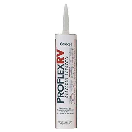 Geocel 12-9311 - Pro Flex™ 10 oz. Polymer Self-Leveling White Fibered Sealant - Young Farts RV Parts
