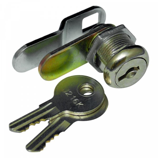 Prime Products 19-3100 - 0.6" long Standard Baggage Key Cam Lock - Young Farts RV Parts