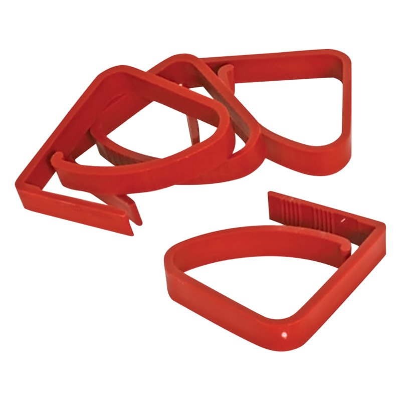 Camco 44003 - Red Tablecloth Clamps  - 4/Card - Young Farts RV Parts