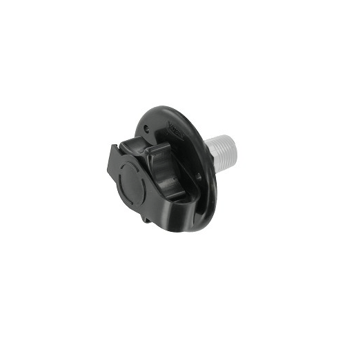 WATER INLET 2-3/4" BLACK - Young Farts RV Parts
