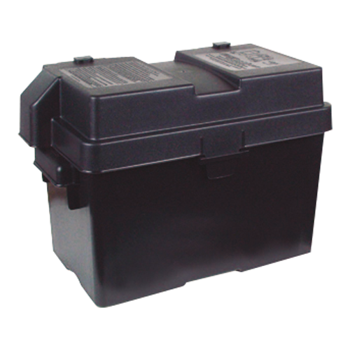 RV Pro 20-5050 - Standard Box , Fits Group 24 Batteries Black (11"L x 7.87"W x 9.75"H) - Young Farts RV Parts